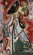 Jackson Pollock Moon girl oil